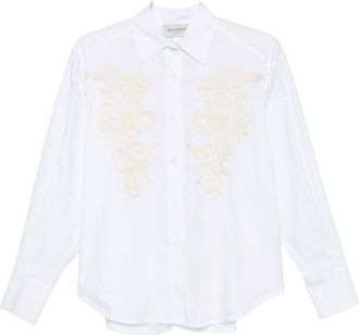 Ermanno Scervino Womens Embroide Cotton Shirt