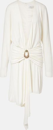 CHRISTOPHER ESBER Stone Pin draped jersey minidress