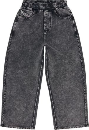 Diesel Dark Grey Loose High Rise Jeans
