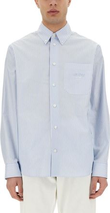 Versace Light Blue Stripes Shirt