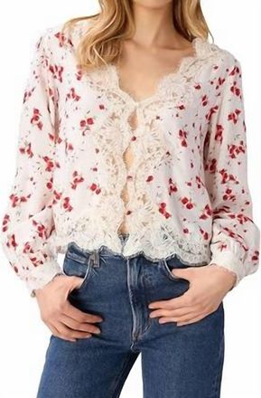 Cami NYC Yuri Blouse In Candied Rose