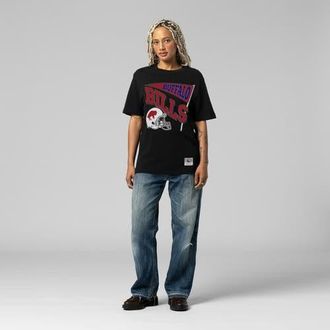 Mitchell & Ness Womens Mitchell & Ness Black Buffalo Bills Team Dynamic Boyfriend T-Shirt at Nordstrom, Size Xx-Large