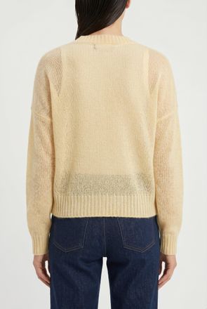 Brunello Cucinelli Wool Blend Cardigan - Yellow