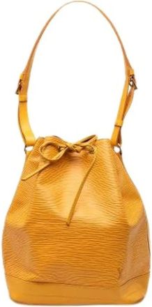 Louis Vuitton Pre-owned Bucket Bags, female, Yellow, Size: ONE SIZE Pre-owned Bucket Bag