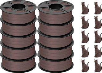 OEM Filamento 3d, Alta Resistencia, Impresi&oacute;n R&aacute;pida, Hsplayg Chocolate