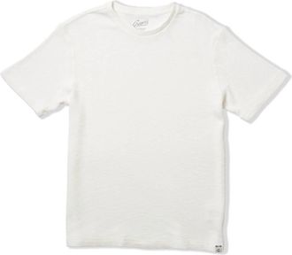 Grayers Mens Clint Waffle Cotton Short Sleeve Crew In Antique White