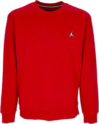 Nike Jordan Fleece Crewneck Sweatshirt - Heren - Sportshirts - Rood - XL - Katoen - Fitness