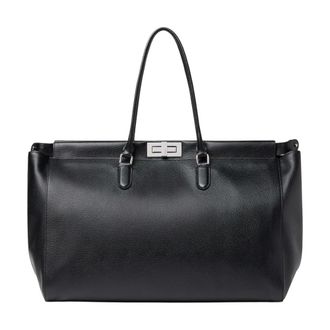 Fendi Peekaboo Tote Large - Bags - Hombre - Negro - ONE SIZE