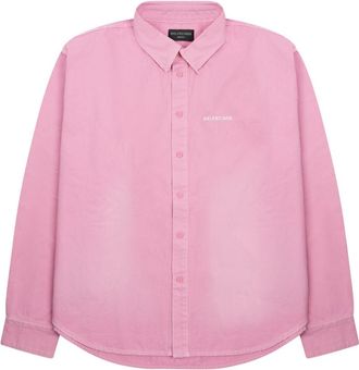 Balenciaga Hemd mit Logo