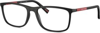 Prada PS 03Qv Dg 01O1 Optical Frame - Heren - Brillen - Zwart - 57 MM - Accessoires