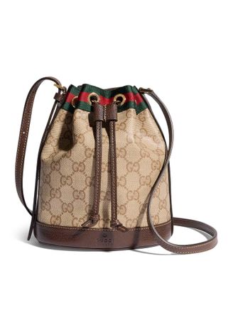 Gucci MINI BUCKET BAG WITH WEB RIBBON - Gucci - Woman