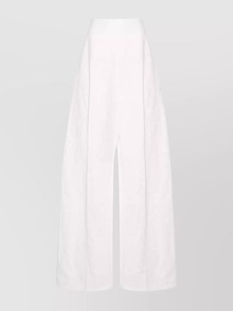 Sportmax linen and cotton blend trousers
