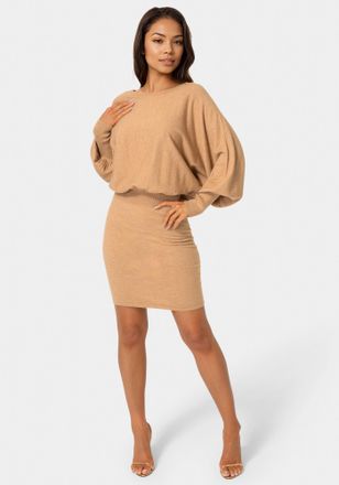 Bebe Scoop Neck Bloudson Sweater Midi Dress
