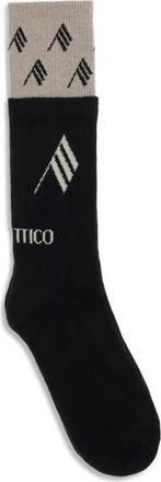 The Attico Socks, female, Black, Size: S Cotton Ankle-Length Socks