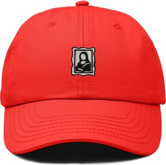 Dalix Frame Dad Cap in Red at Nordstrom