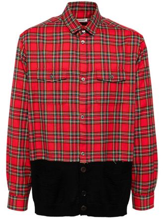 Undercover checked shirt - Red