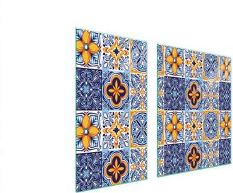 OEM Placa Protectora De Vidrio Para Estufa 90x52 Mosaico