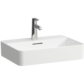 Laufen Laufen Val Lavabo Bol, 3 Agujeros Para Grifo, Sin Rebosadero
