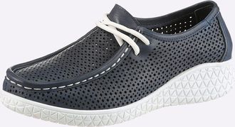 Gemini Schn&uuml;rschuh GEMINI, Damen, Gr. 36, dunkelblau, Glattleder, Schuhe Schn&uuml;rschuh