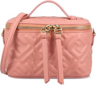 Fendi Tassen, Dames, Roze, ONE Size, Leer, Vanity Mini Bag