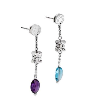 Bulgari 18K Gemstone B.Zero1 Earrings (Authentic Pre-Loved)