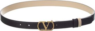 Valentino Vlogo Signature 20 Reversible Leather Belt