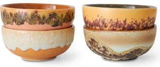 HKliving kom 70s (Ø8,3 cm) (set van 4)