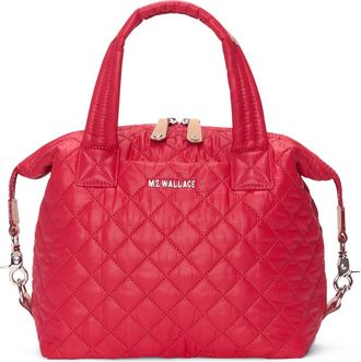 MZ Wallace Small Sutton Deluxe Crossbody Bag in Apple at Nordstrom