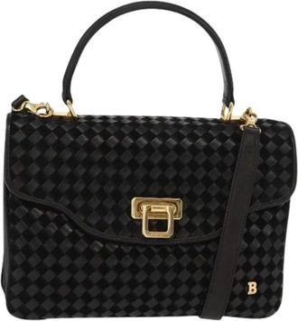 Bally Pre-owned Handbags, female, Black, Size: ONE SIZE Pre-owned Leather Handbag