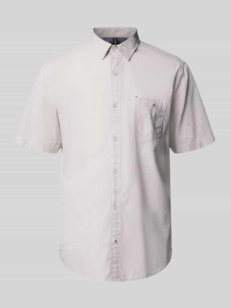 Lerros Regular Fit Freizeithemd aus Baumwoll-Leinen-Mix in Beige, Gr&ouml;&szlig;e XXXL