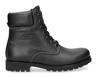 Panama Jack Schn&uuml;rboots PANAMA JACK Panama 03, Herren, Gr. 40, schwarz, Nappaleder, Schuhe Schn&uuml;rboots, mit seitlicher Logopr&auml;gung