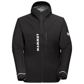 Mammut Aenergy Trailrunning Hardshell Hooded Jacket Regenjacke f&uuml;r Herren | schwarz