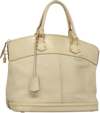 Louis Vuitton Pre-owned Handbags, female, White, Size: ONE SIZE Pre-owned Vintage Hand Bag
