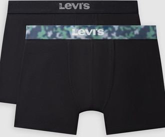 Levi's Motion Camo Boxer Brief 2 Pack - Hombre - XL - Multi Colour / Black/Green