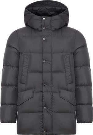 Woolrich Jassen, Heren, Zwart, S, Polyester, Turtleneck Hooded Parka
