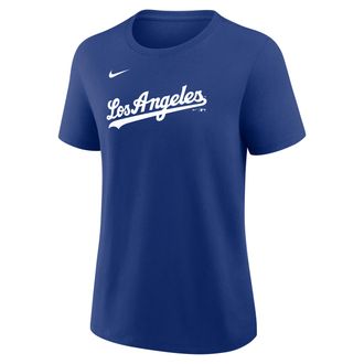 Nike Mookie Betts Los Angeles Dodgers Nike Womens MLB T-Shirt in Blue | 01K94EWLD9-VRT