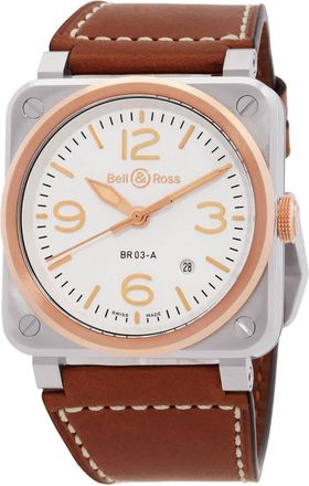Bell & Ross BR 03 Automatic White Dial Mens Watch BR03A-WH-STPG/SCA