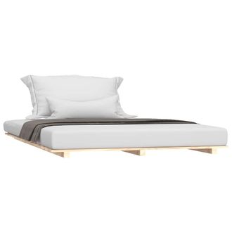 vidaXL Estructura De Cama Madera Maciza De Pino 150x200 Cm Vidaxl