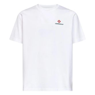 Casablanca T-shirt - Heren - T-shirts - Wit - M - Katoen - Tops