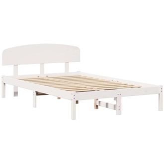 vidaXL Estructura De Cama 140 X 190 Cm Madera De Pino Macizo Vidaxl