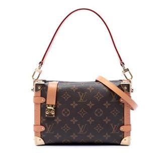 Louis Vuitton Pre-owned Side Trunk MM - Dames - Pre-owned - Bruin - Maat: ONE Size Leer