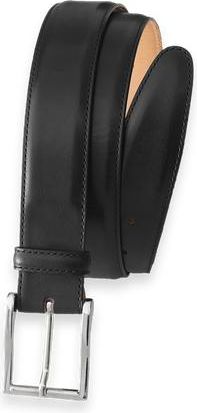 Paul Fredrick Leather Belt With Changeable Buckle in Black at Nordstrom, Size 40