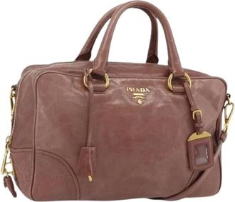 Prada Pre-owned Handbags, female, Pink, Size: ONE SIZE Pre-owned Vintage Hand Bag