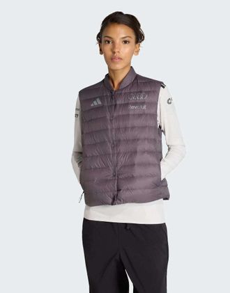 adidas Audi Formula One Team Engineers & Marketing - Gilet imbottito grigia strata-Grigio
