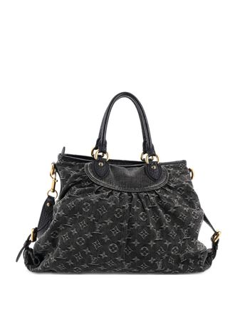 Louis Vuitton Neo Cabby Handbag Denim GM satchel - Black