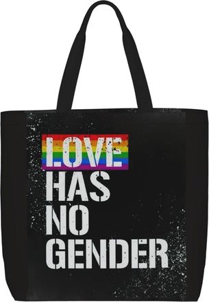 Generic Women Handbag Pride Gay Pride Lesbian Lgbt Pansexual Travel Tote Bag Waterproof Retro Shopping Bags, For Daily, Birthday, Christmas, Wedding, Holiday