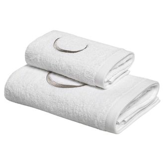 Biancoperla MONOGRAM Face Towel + Guest Set, C