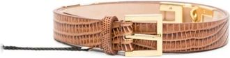 Elisabetta Franchi Ct54S66E2 FK3 Belt - female - Elisabetta Franchi - Belts - Brown - S - Accessories