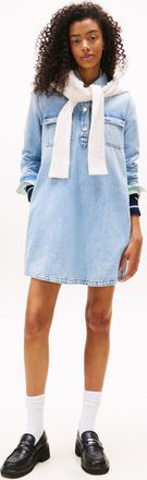 Tommy Jeans Jeanskleid »A-LINE DENIM DRESS DI2015« Brusttaschen