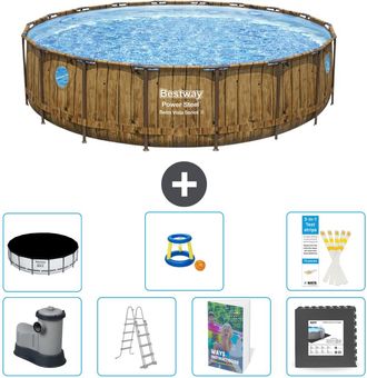Bestway Piscina Bestway Power Steel Redonda - 549x122 Cm - 8-piezas S525
